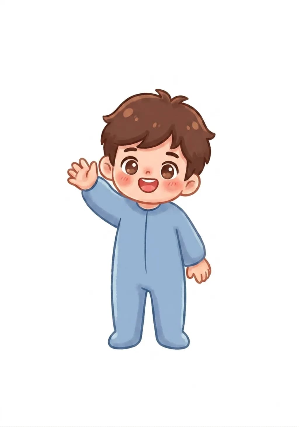 Waving Boy