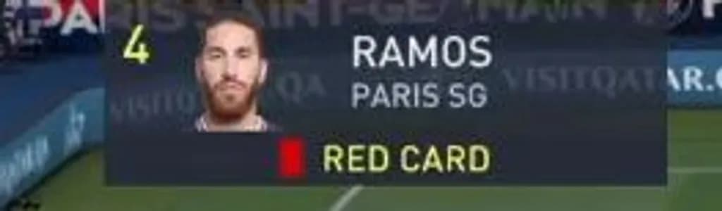 Ramos Red Card