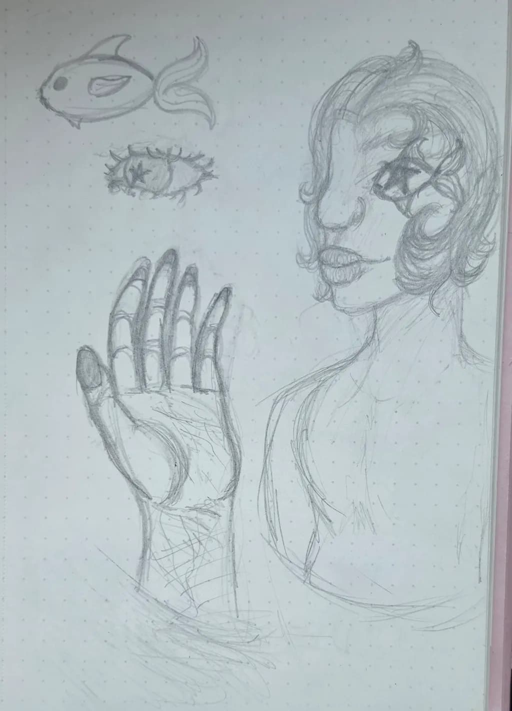 Fish and Hand Portrait