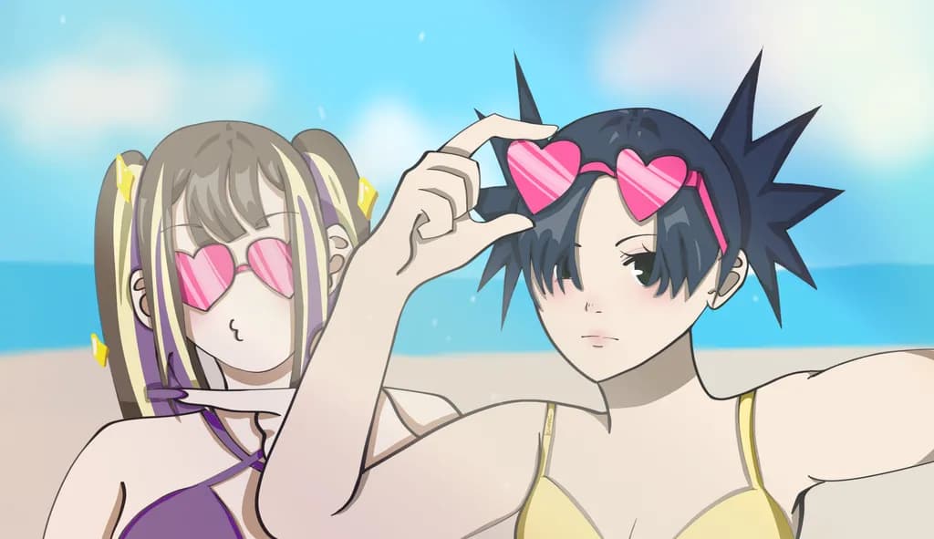 Heart Sunglasses Beach