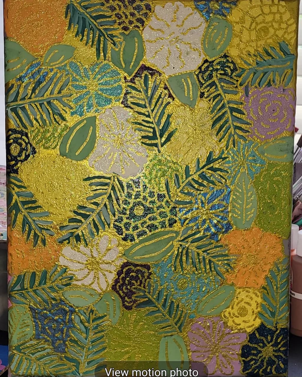 Golden Garden Leaves