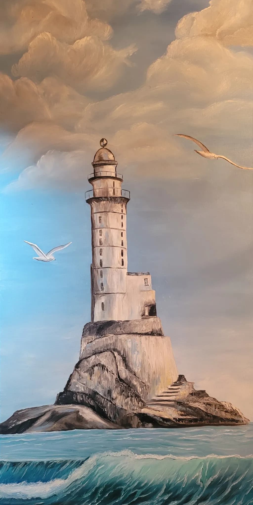 Lighthouse on Rock Island