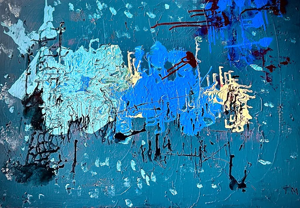 Blue Texture Movement