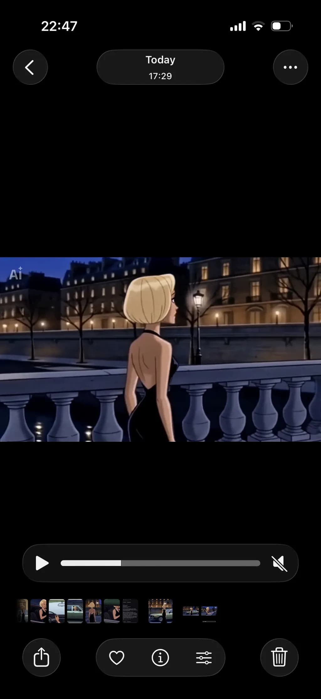 Evening Bridge Girl