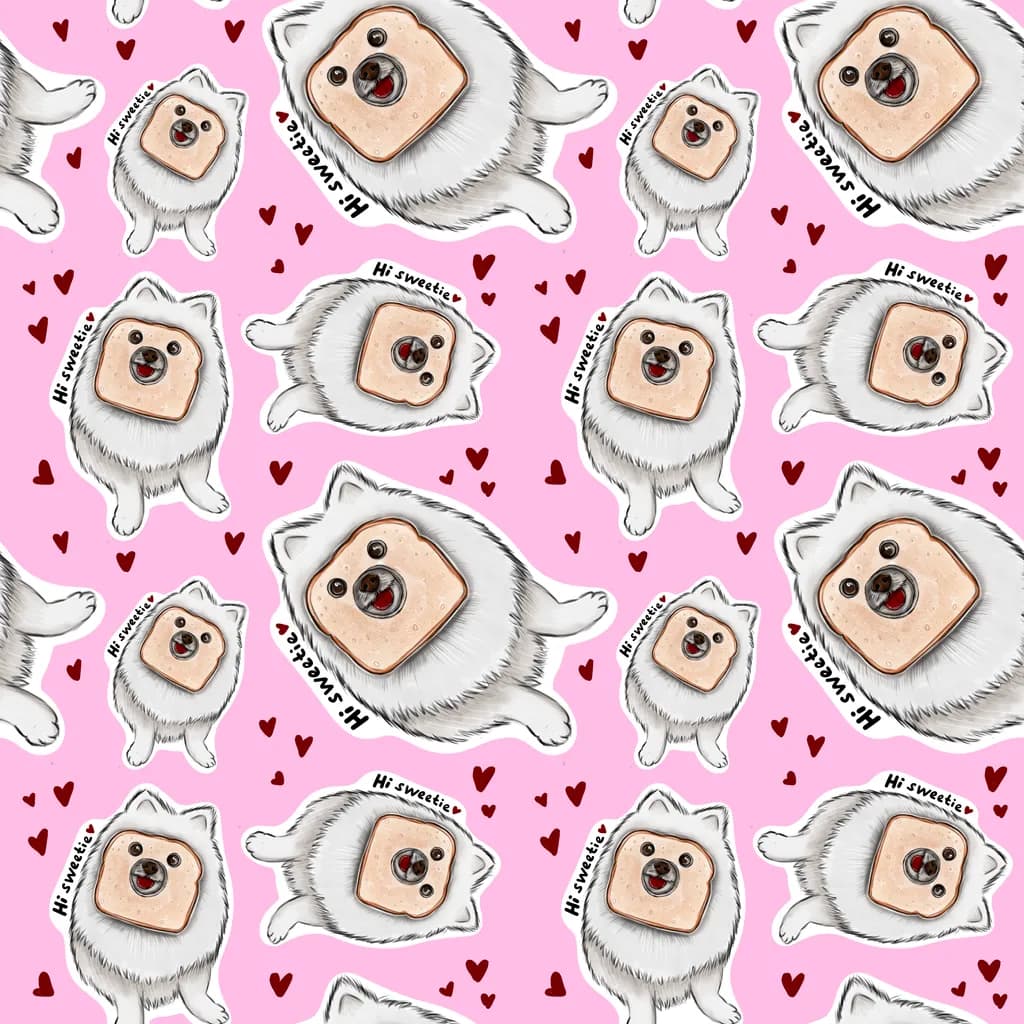 Toast Dog Pattern