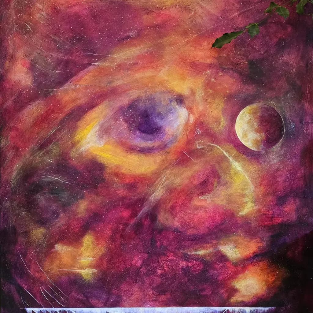 Cosmic Eye and Planet