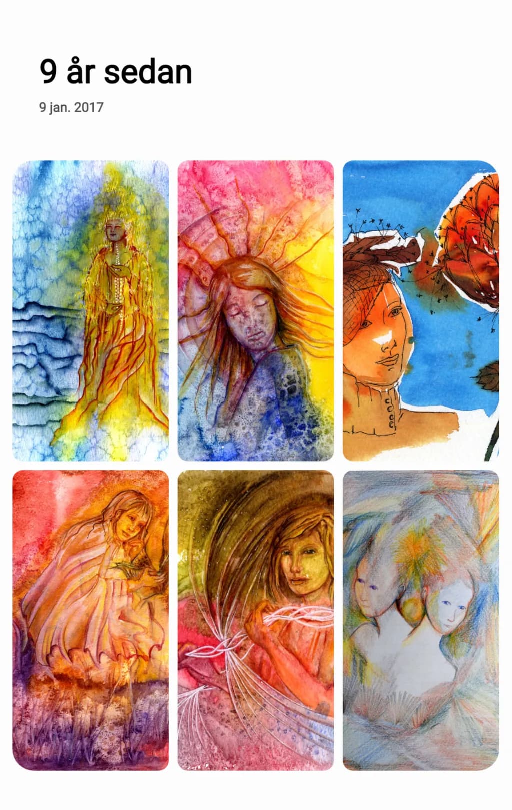Watercolor Portraits Series