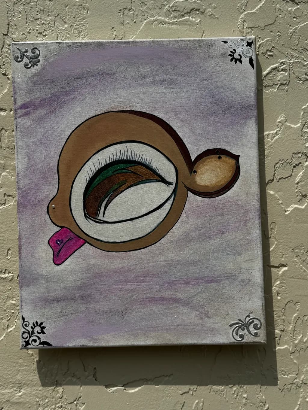 Eye Tongue Abstract