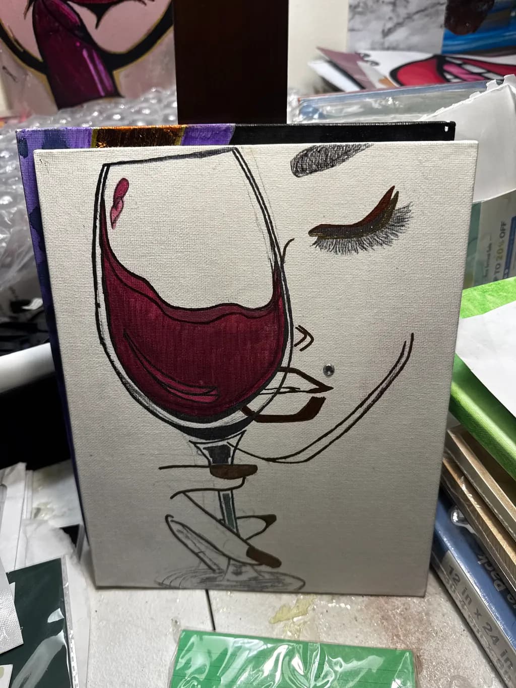 Wine Glass Reflection