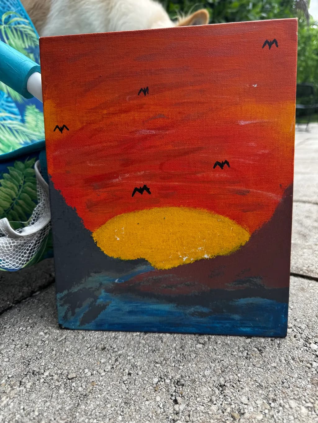 Sunset Birds Canvas