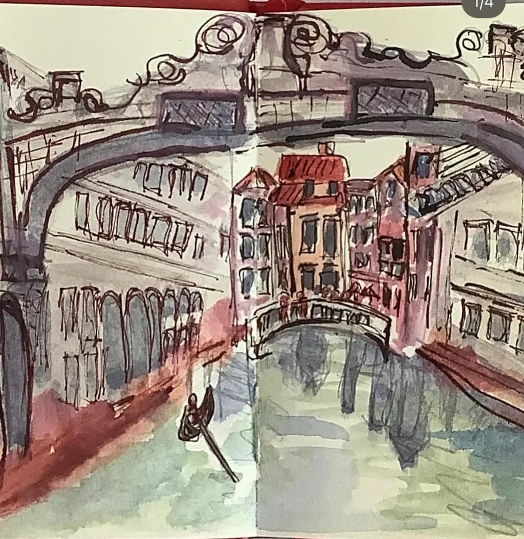 Venice Canal Bridge