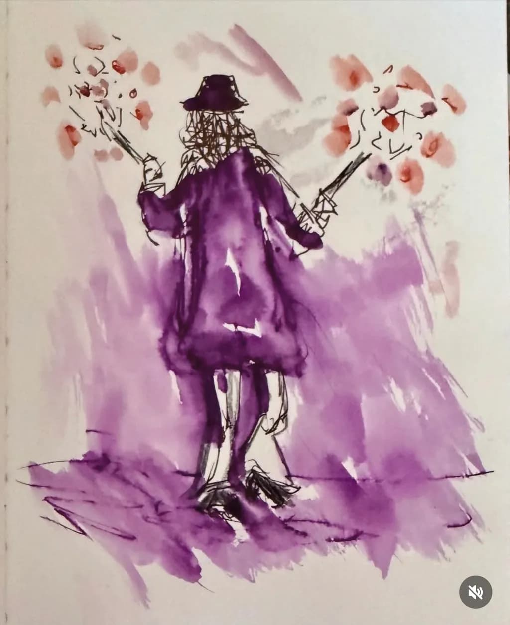 Purple Fire Dancer