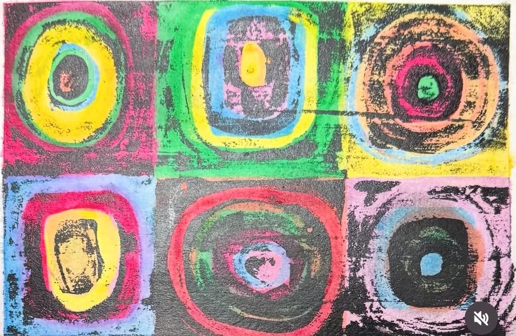 Colorful Circles Grid