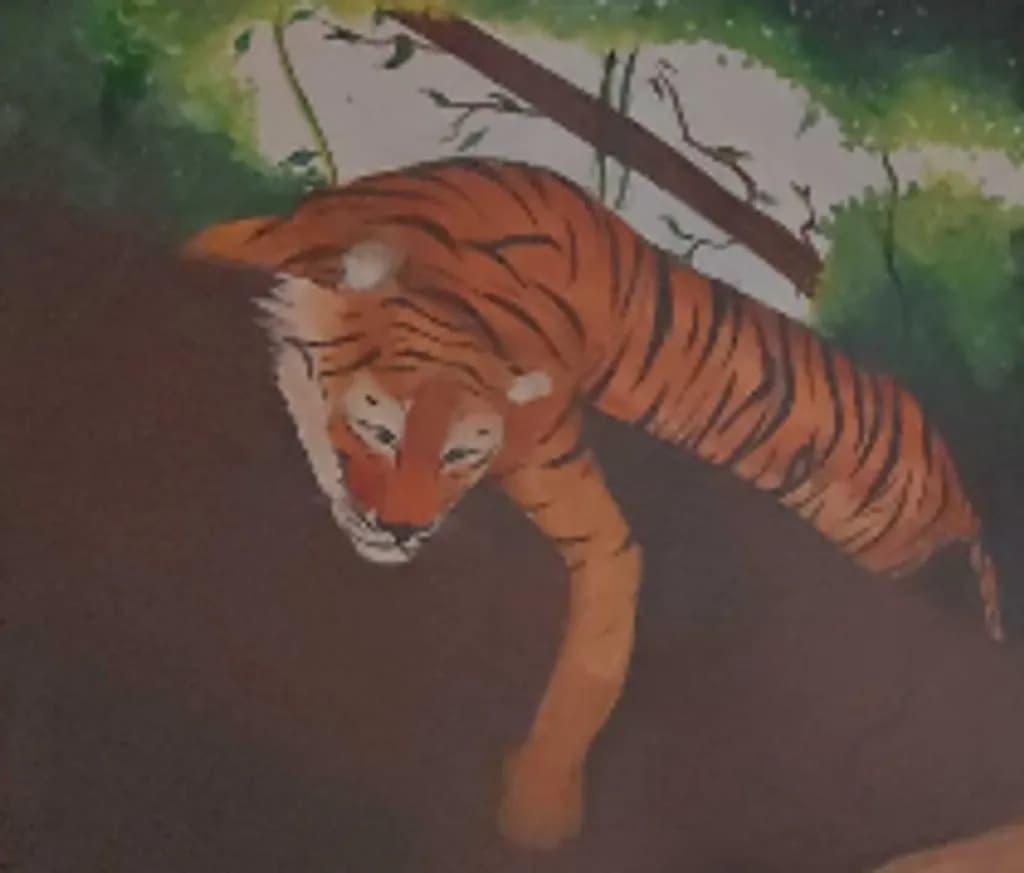 Tiger on Branch