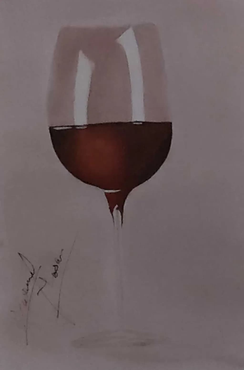 Wine Glass Reflection