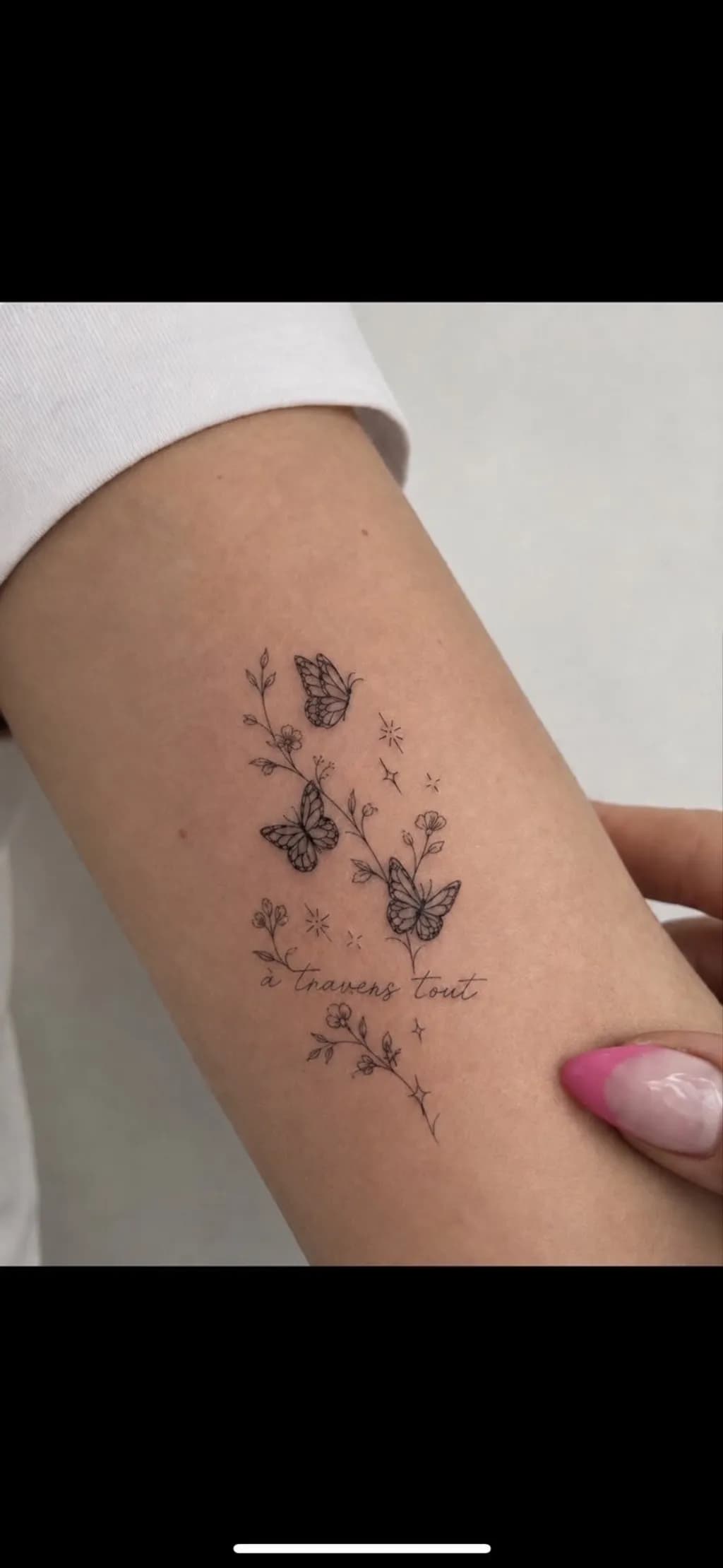 Butterflies and Blossoms Tattoo
