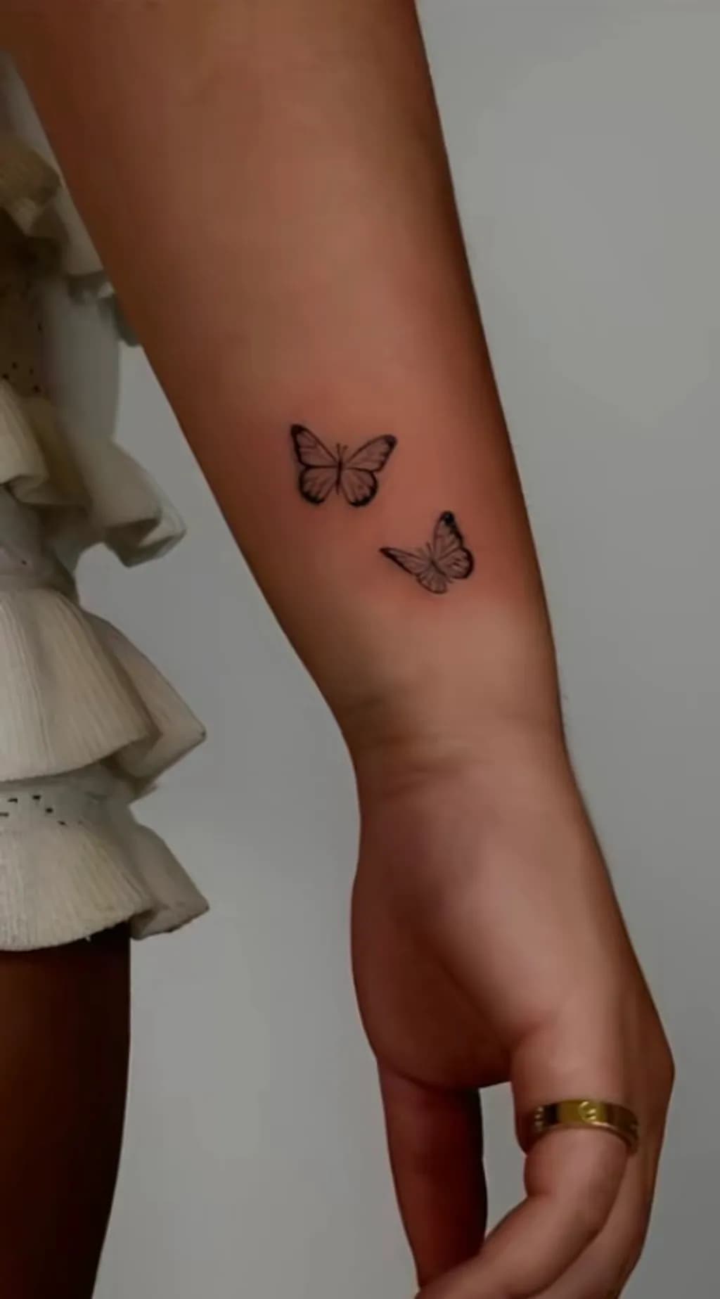 Delicate Butterflies Tattoo
