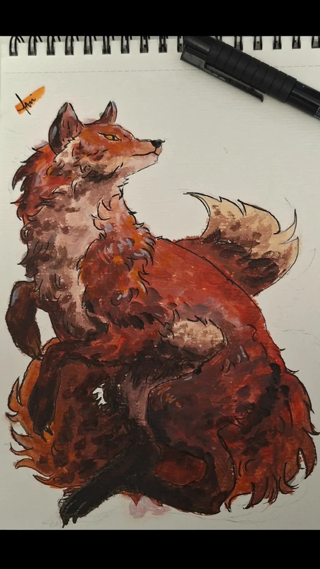 Red Fox Pose