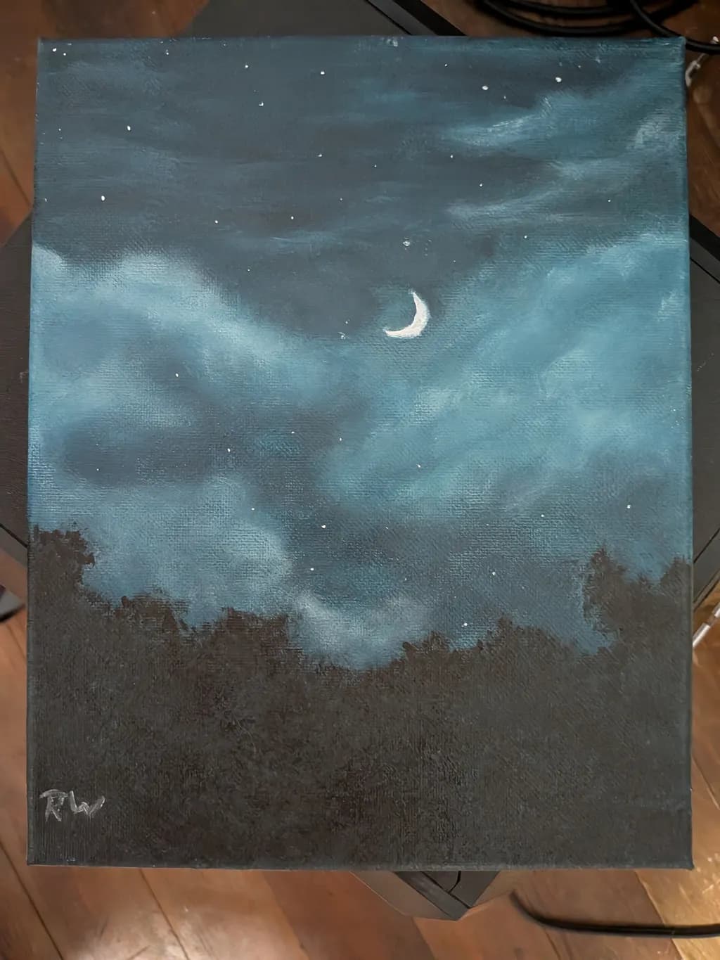 Night Sky Crescent
