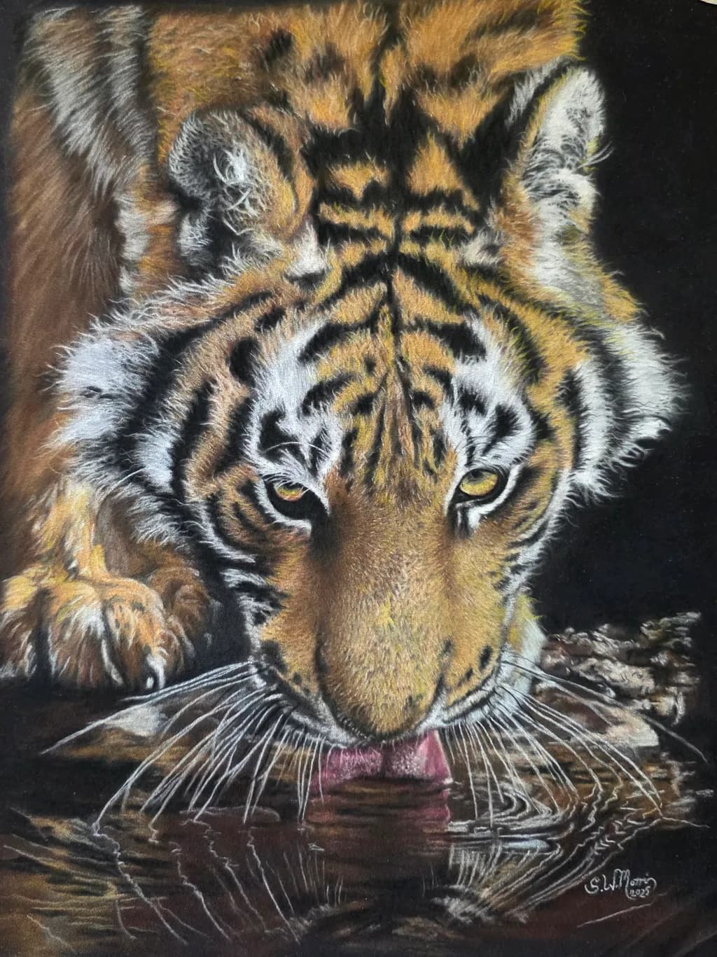 Tiger at Water's Edge