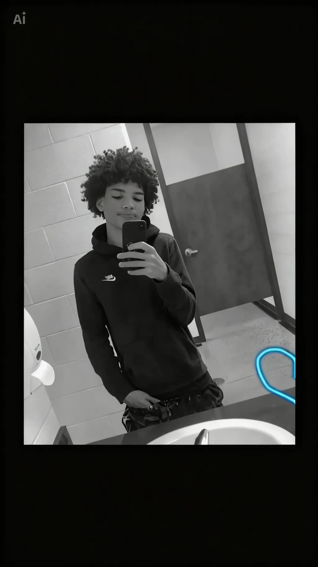 Bathroom Mirror Selfie