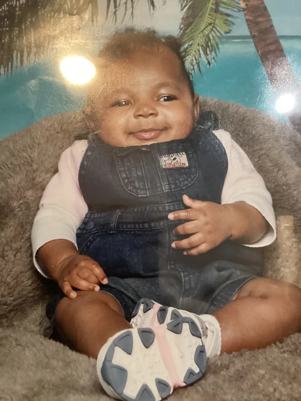 Baby in Overalls