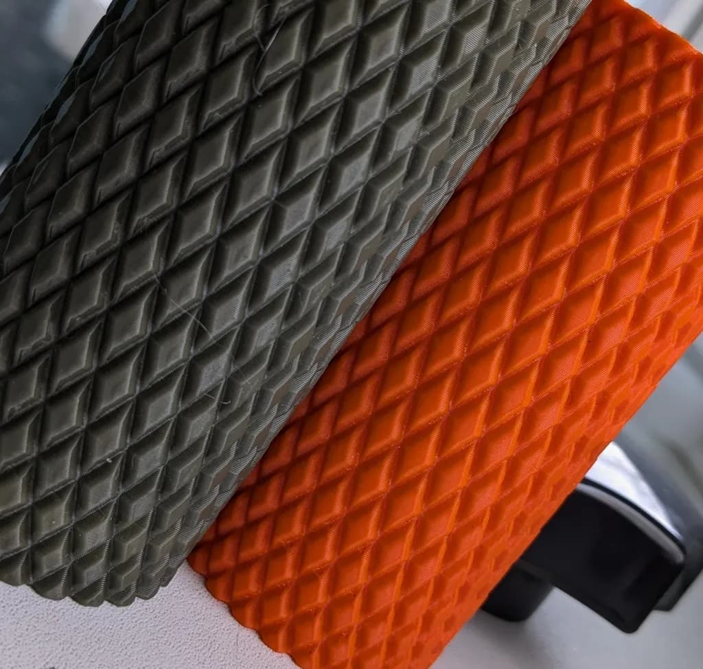 Curved Diamond Textured Panels