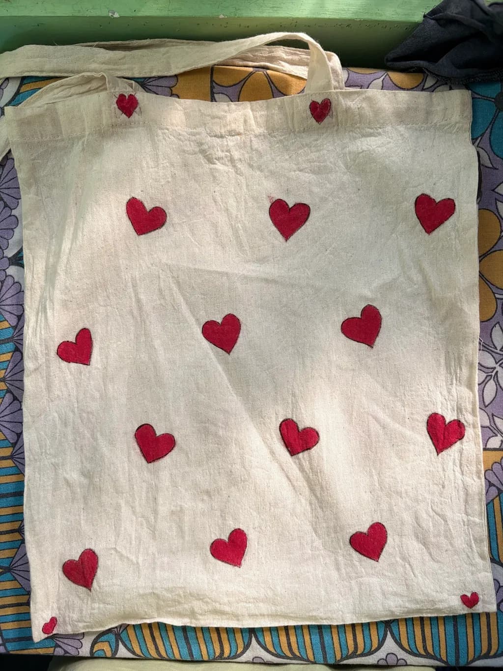 Heart Pattern Tote
