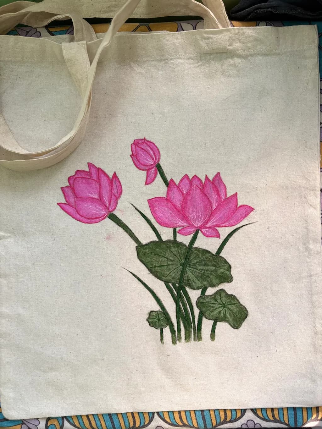 Lotus Bloom Tote