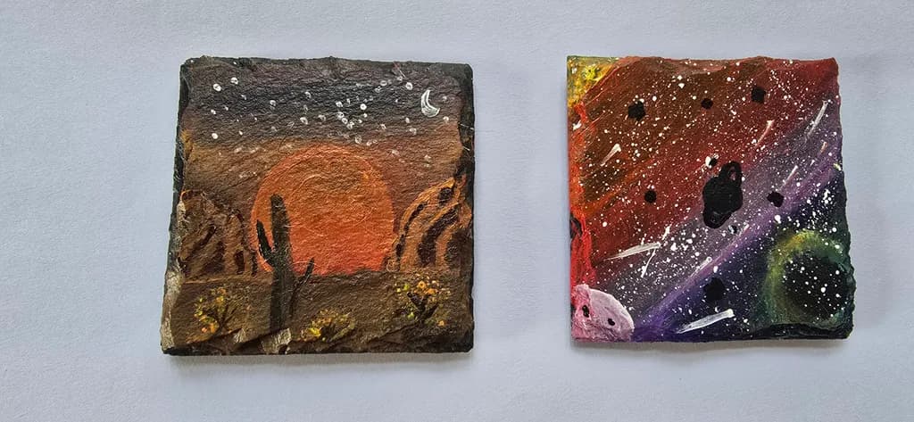 Sunset Desert Scene