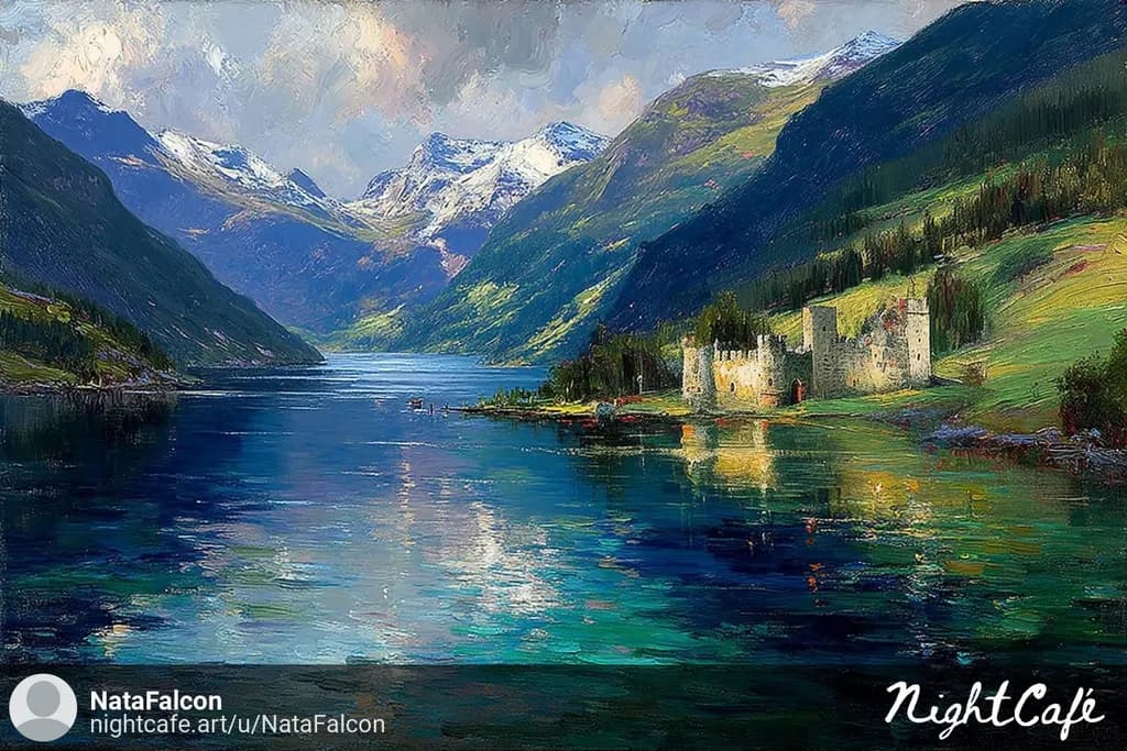 Mountain Lake Castle