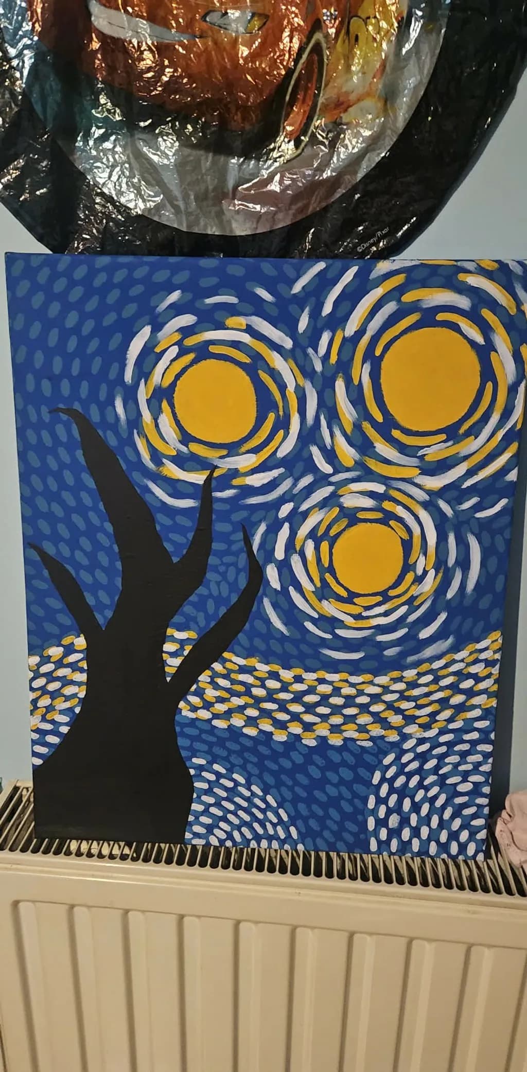 Abstract Night Tree