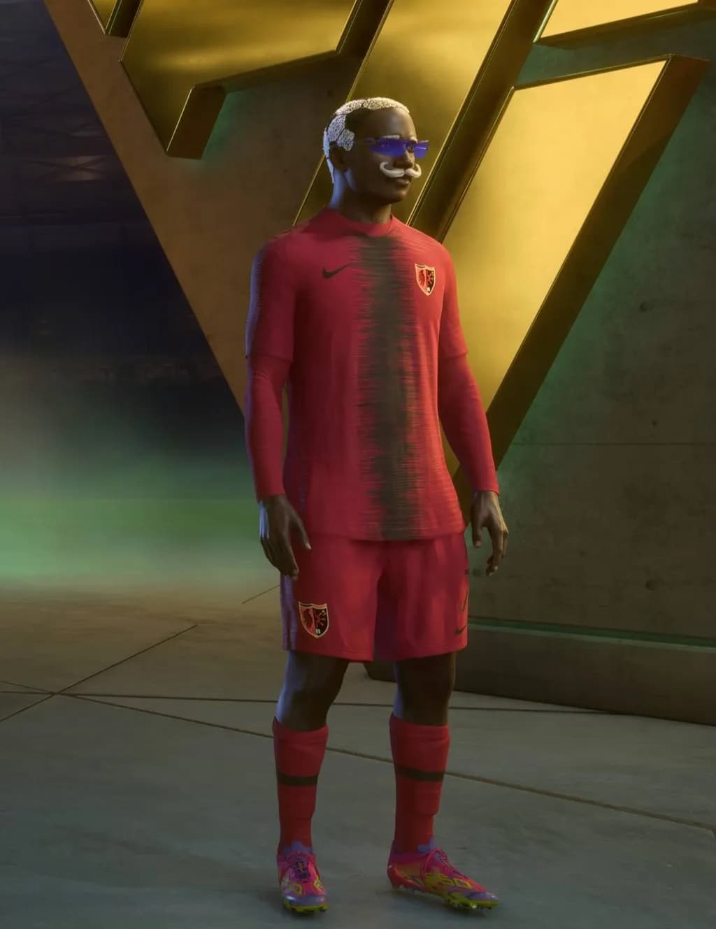 Red Soccer Kit