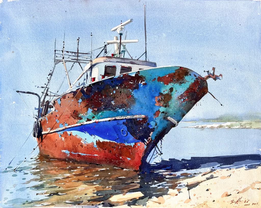 Rusting Fishing Boat