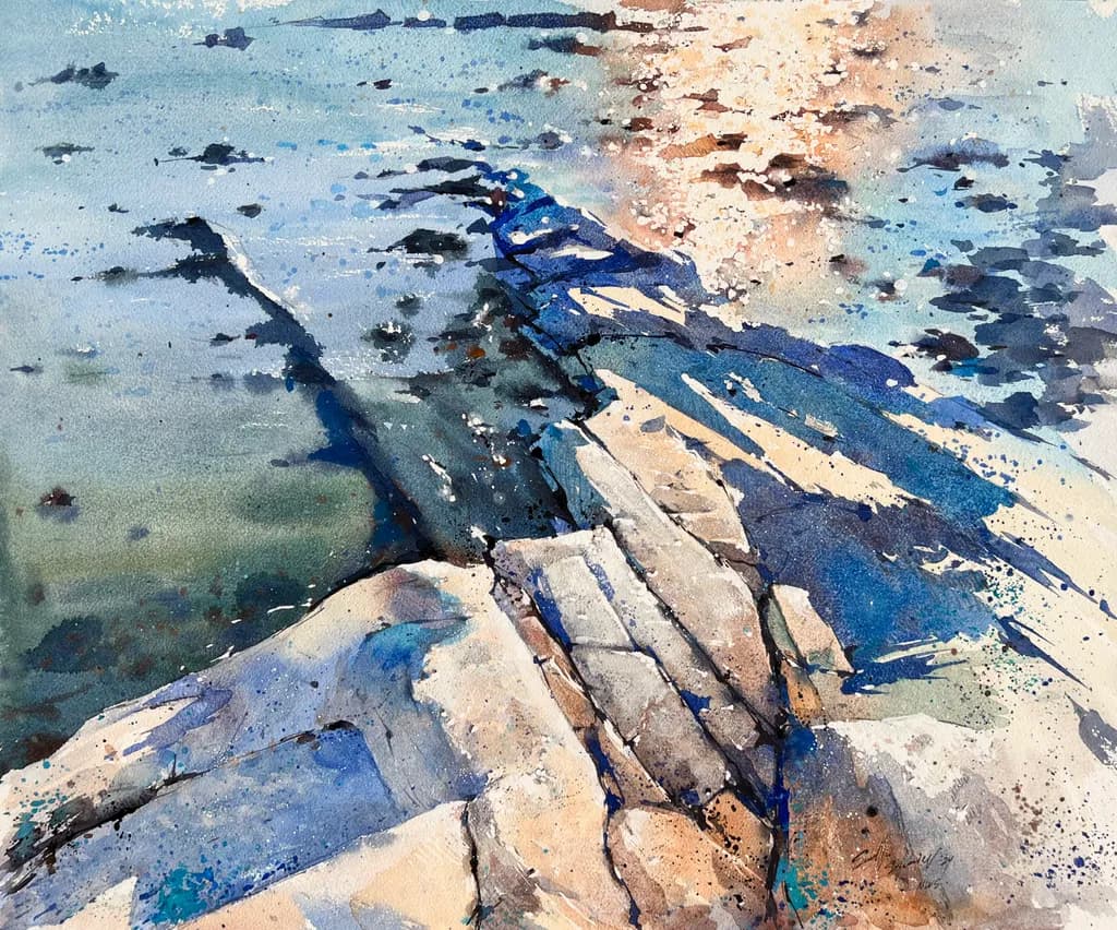 Rocky Shore Reflection
