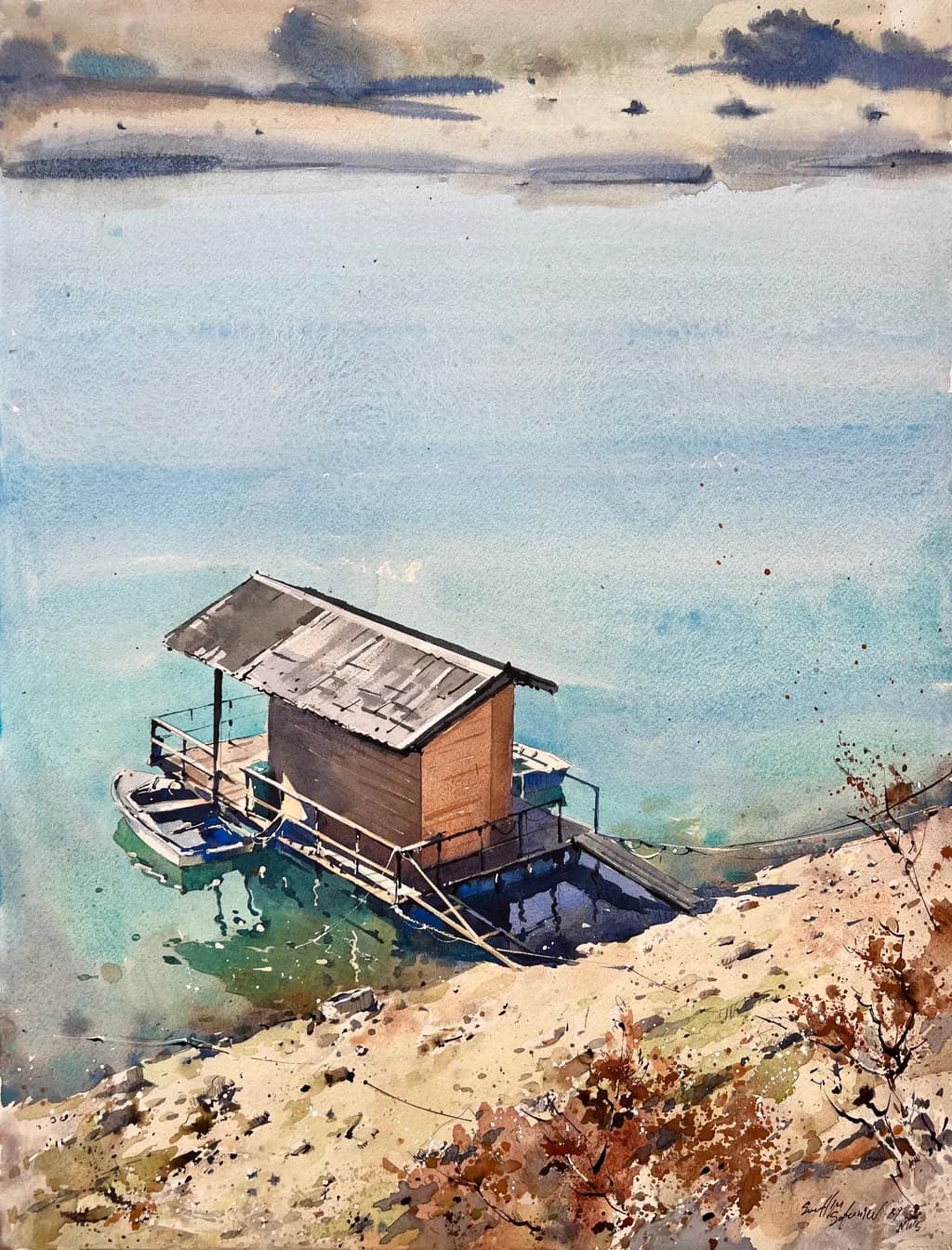 Lake House and Boat