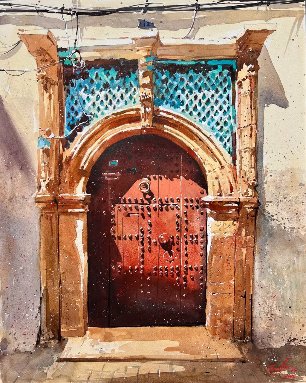 Rustic Arched Doorway