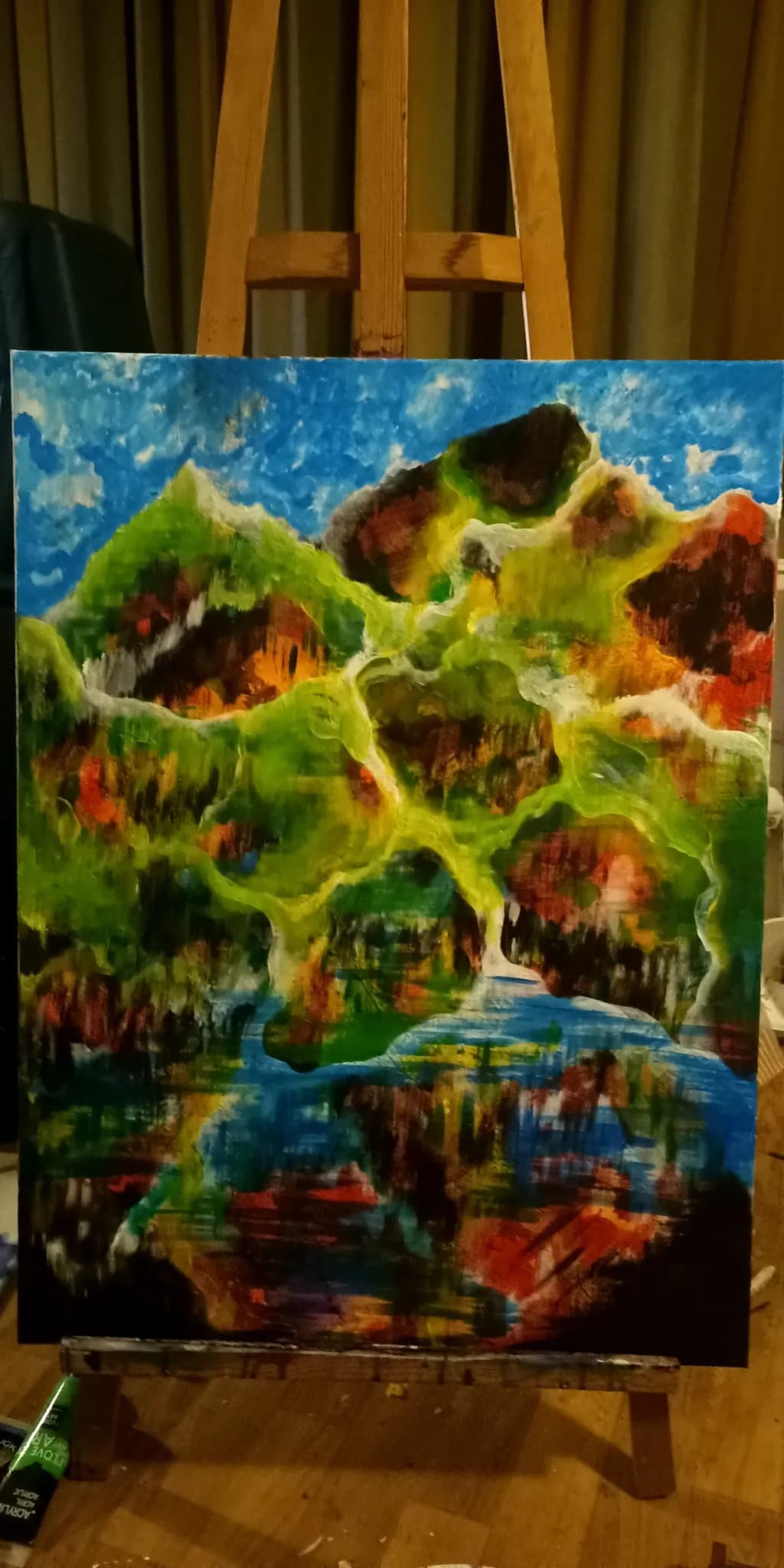 Abstract Landscape Reflection