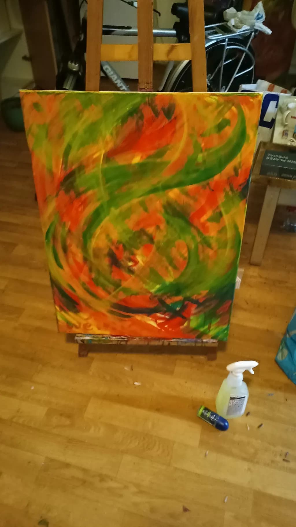 Abstract Canvas Swirls