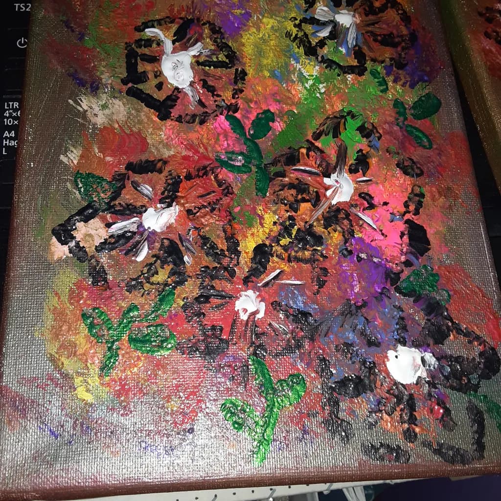 Abstract Floral Burst