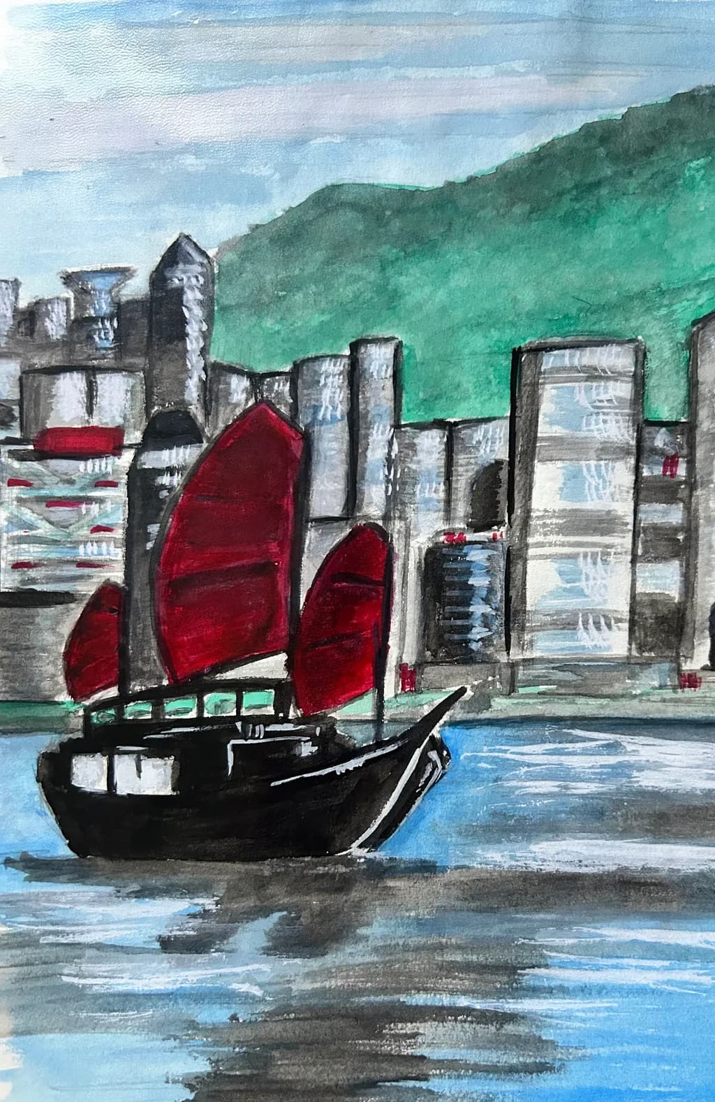 Harbor Junk Boat