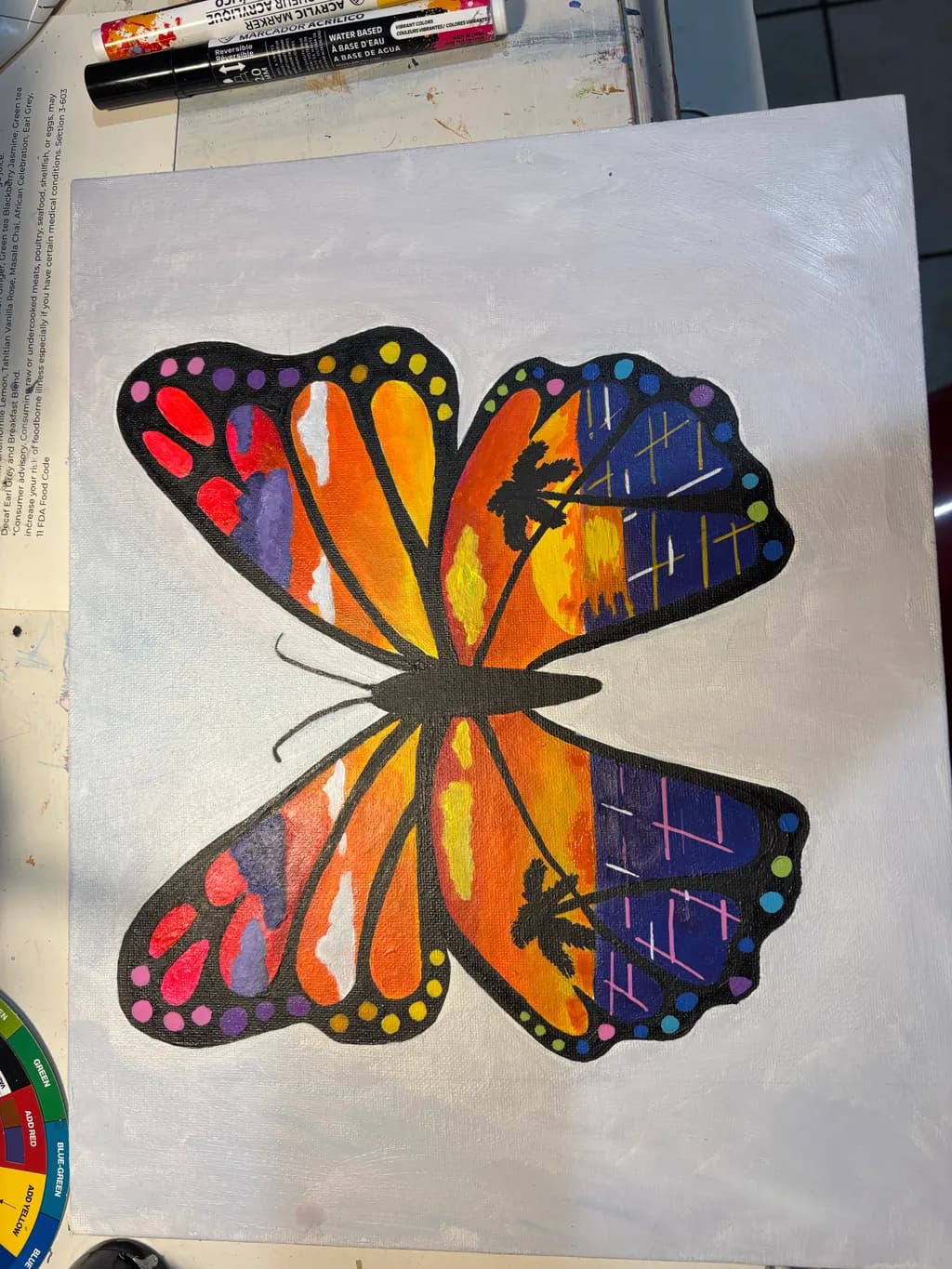 Sunset Butterfly
