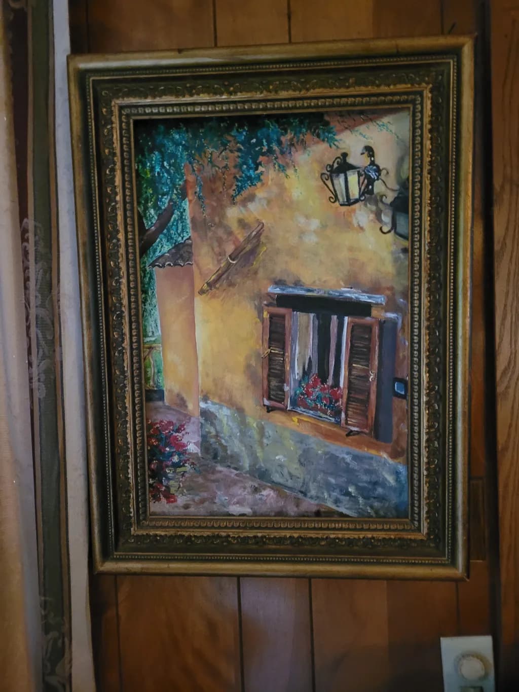 Window with Shutters and Lantern