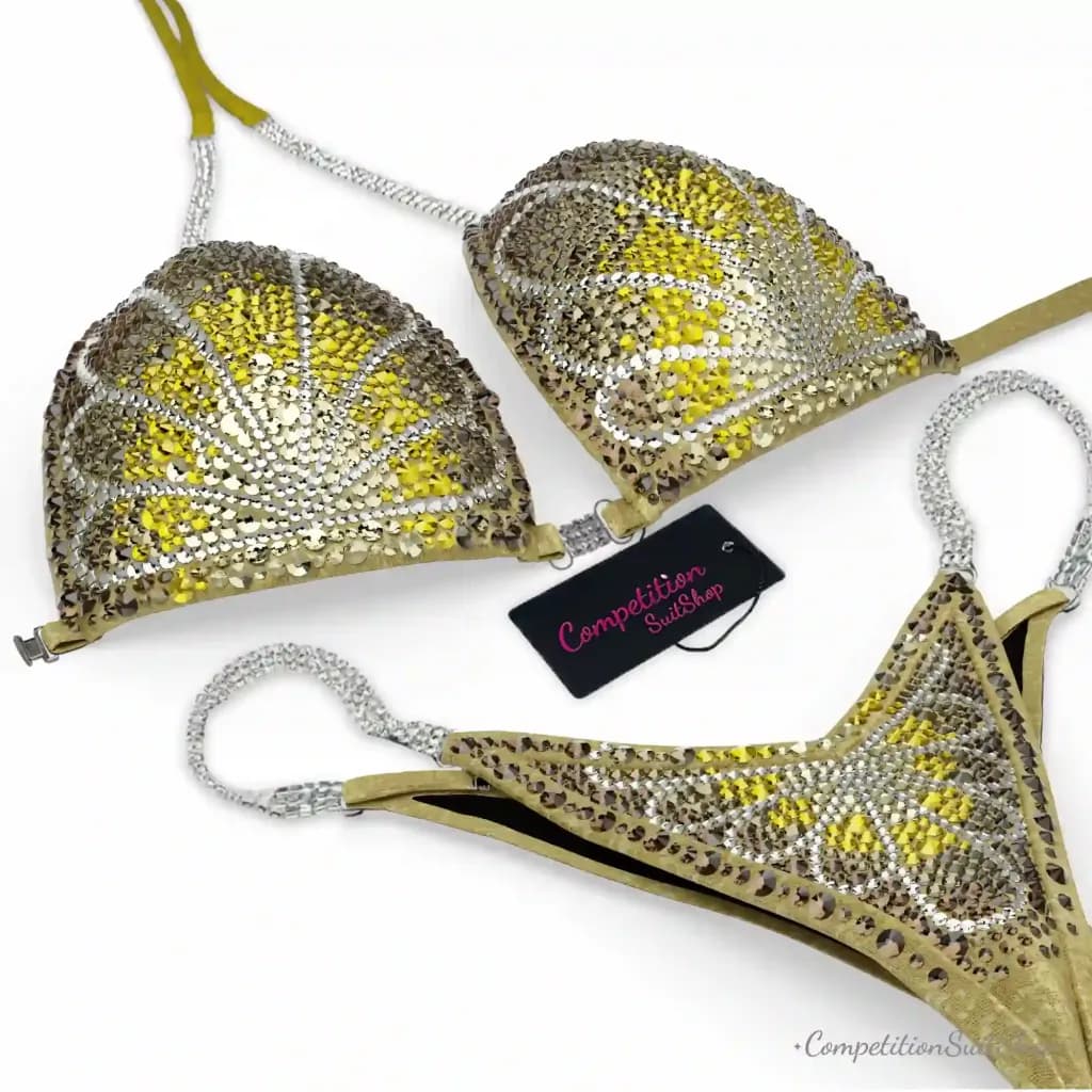 Glittering Bikini Set