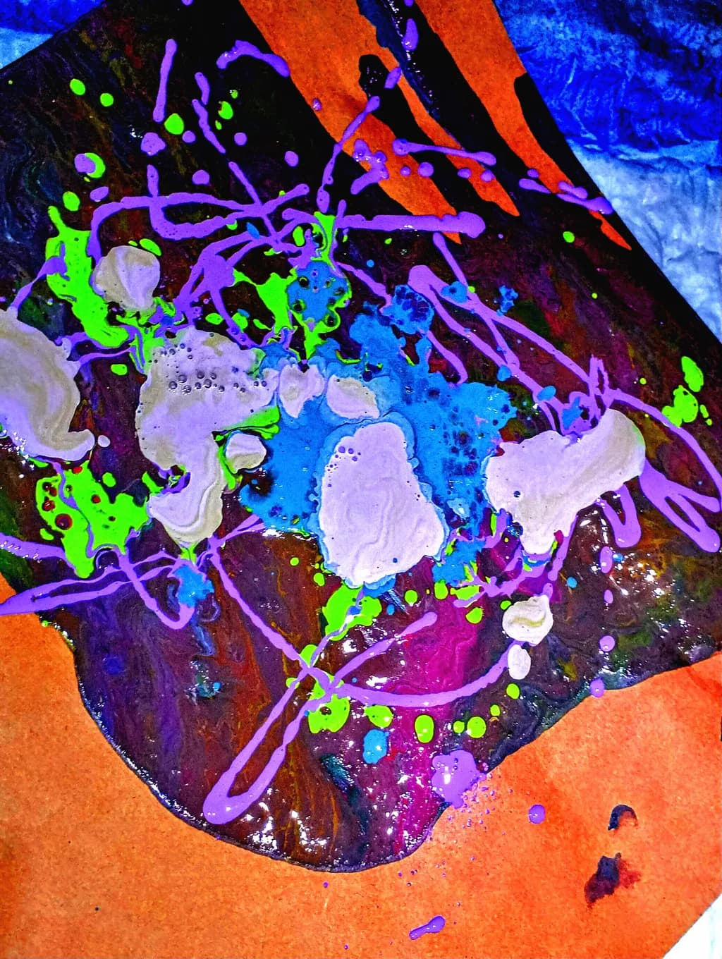 Neon Bloom Tangle