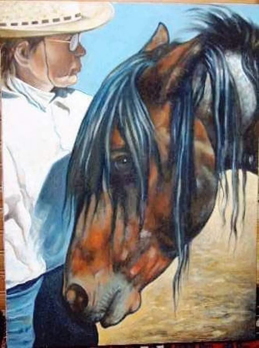 Horse and Rider Portrait