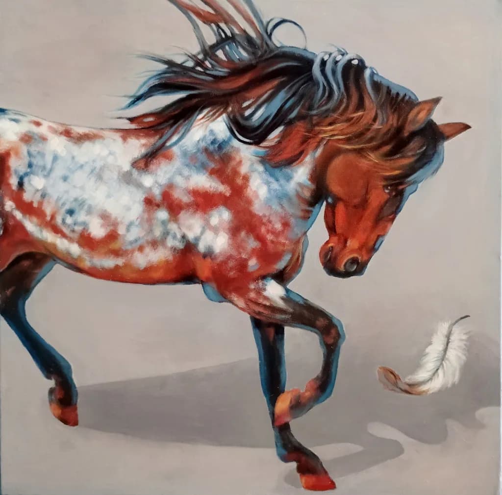 Horse and Feather