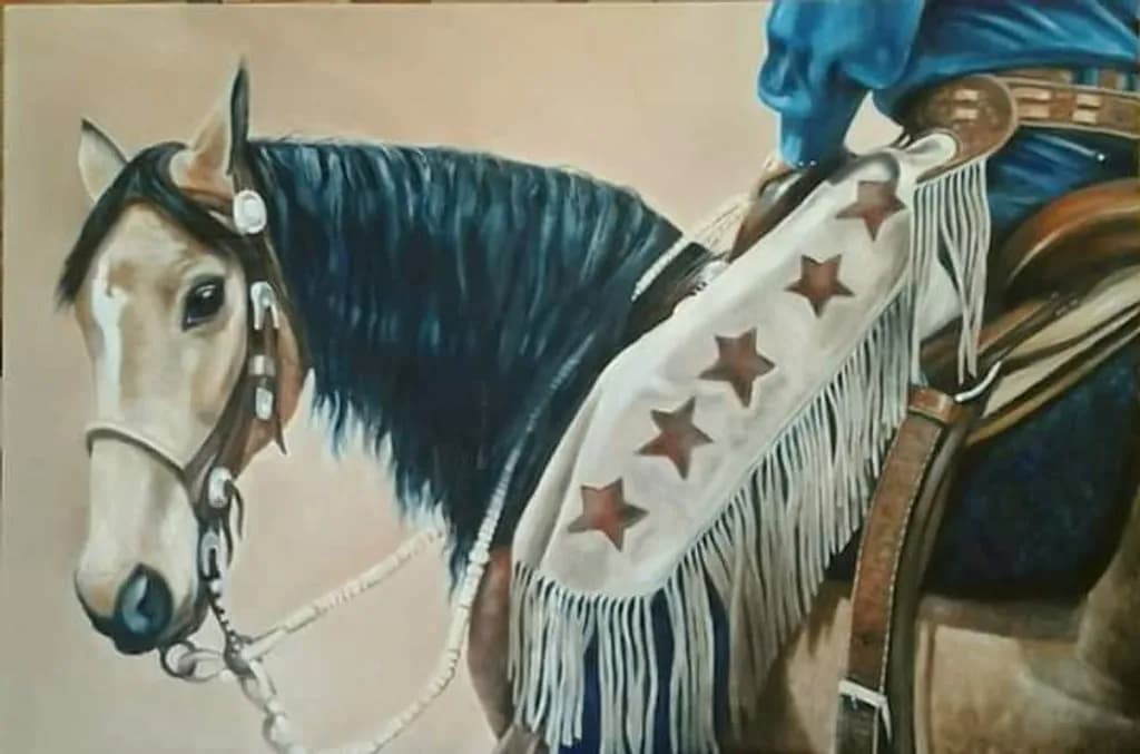 Horse and Rider Detail