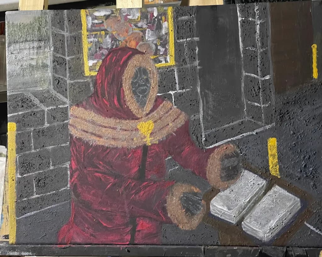 Burgundy Behind Bars