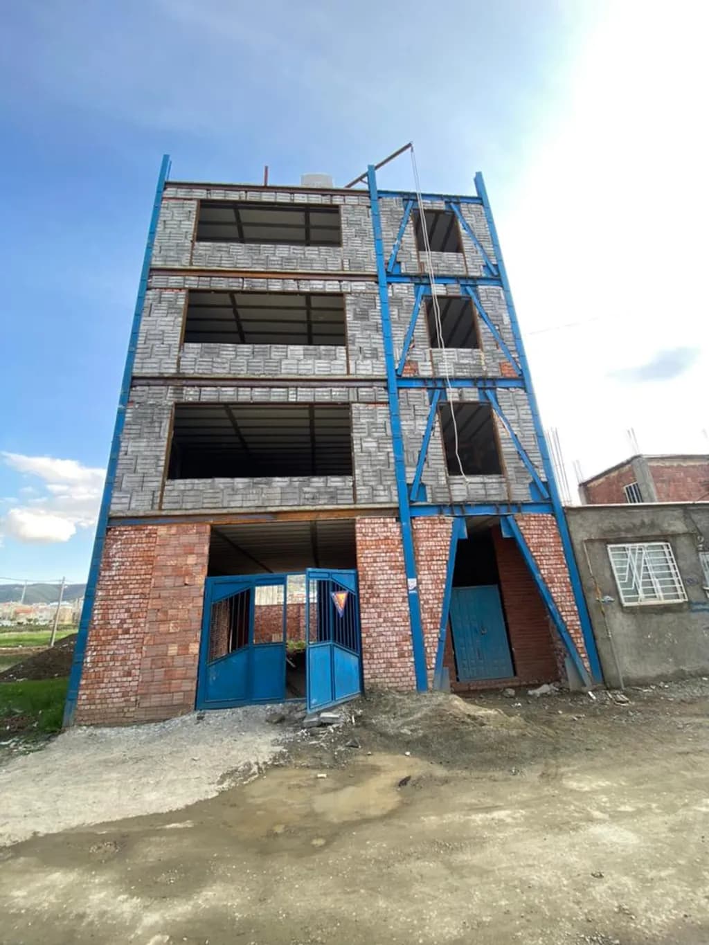 Brick Building Frame
